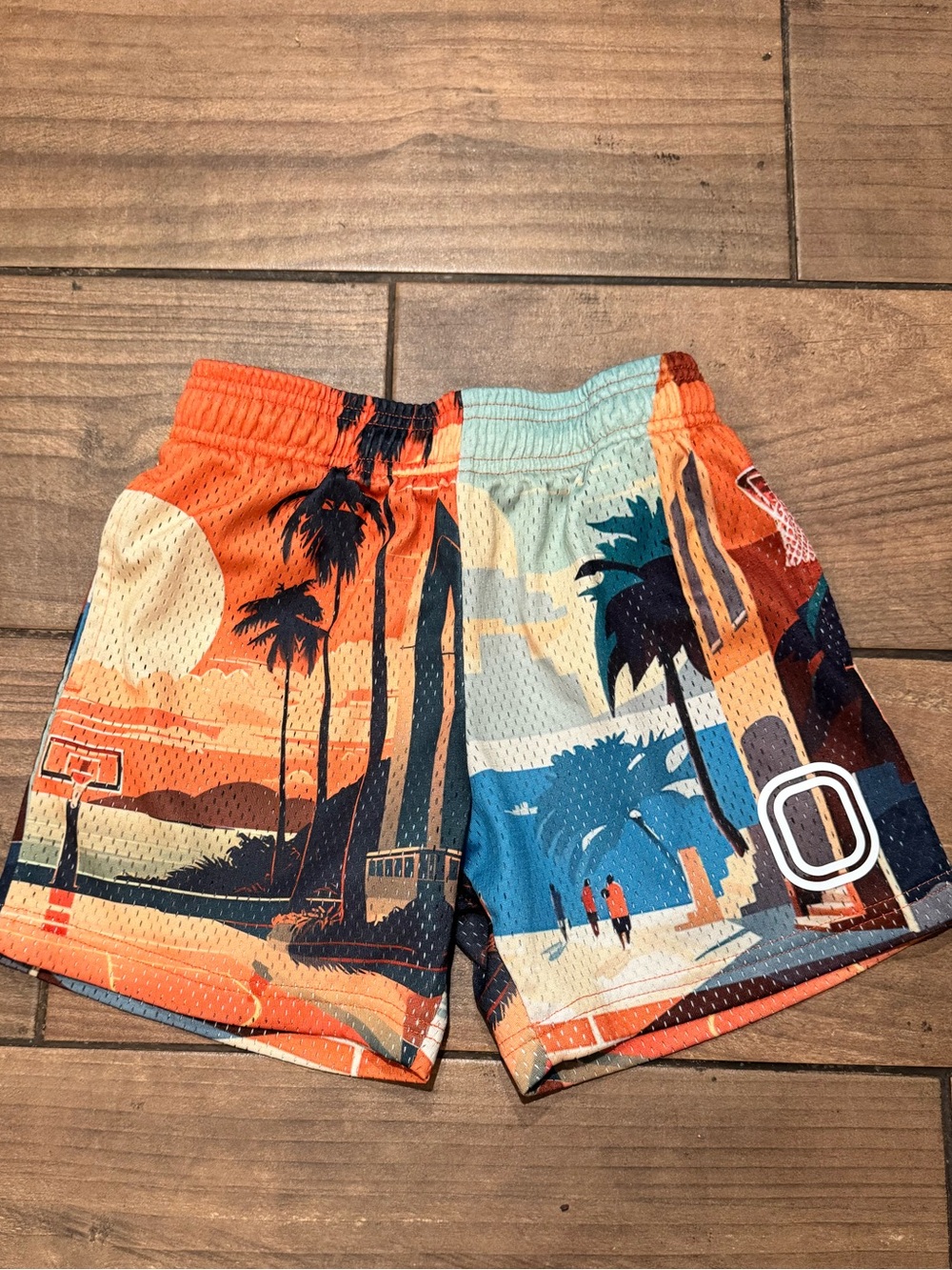 Overtime Athletic Shorts Boys Palm-Print Venice Beach
